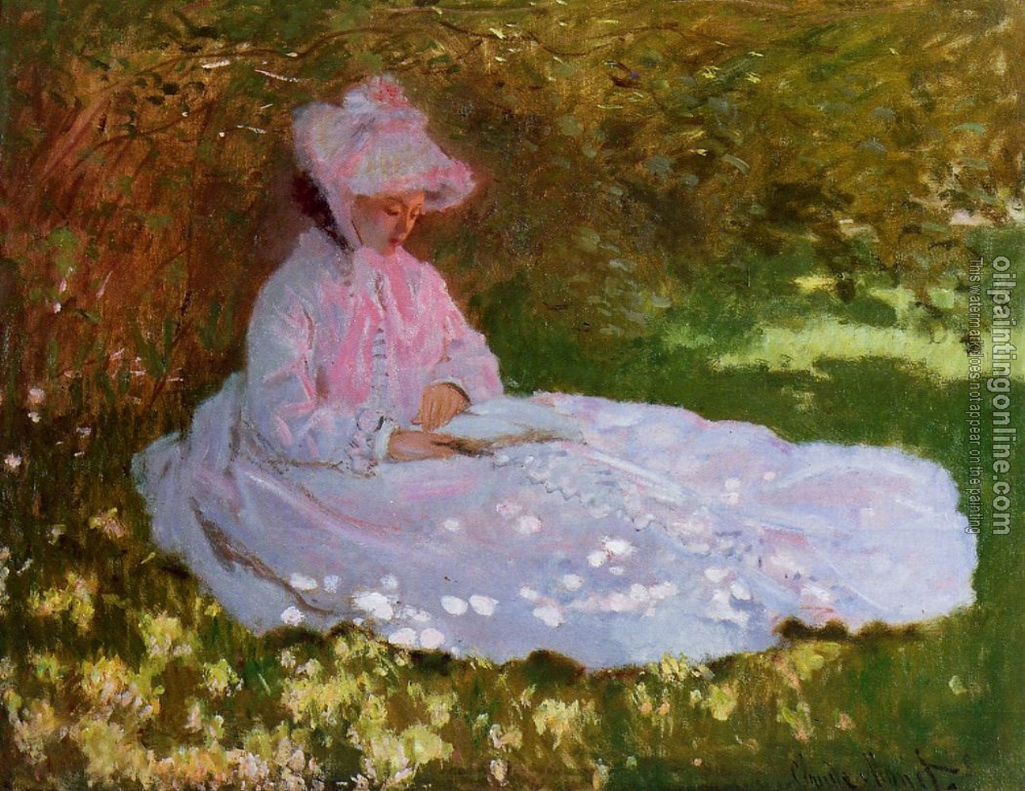 Monet, Claude Oscar - The Reader